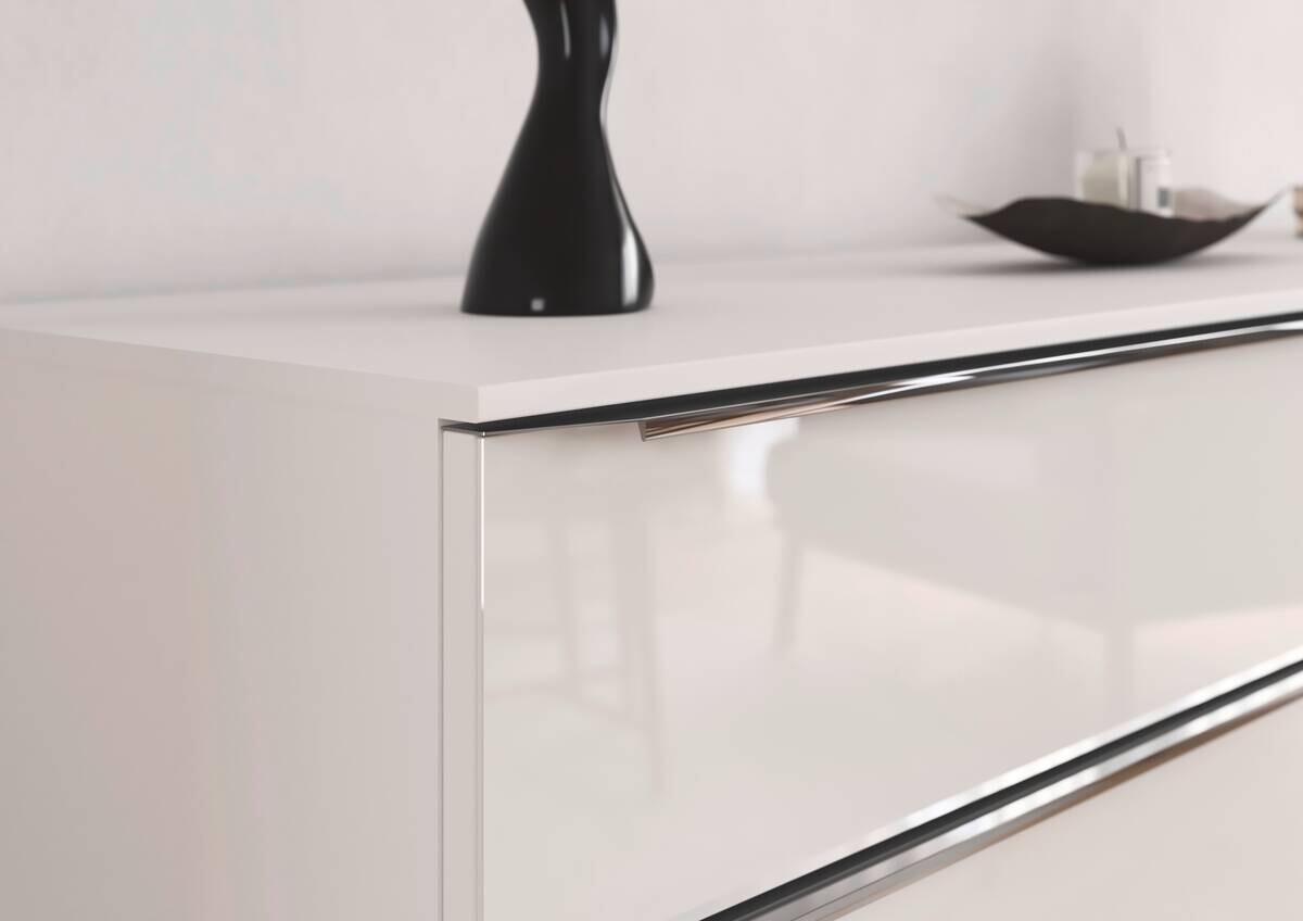 Kommode Aldono Deluxe Alpinweiß B/H/T: ca. 160x81x42 cm