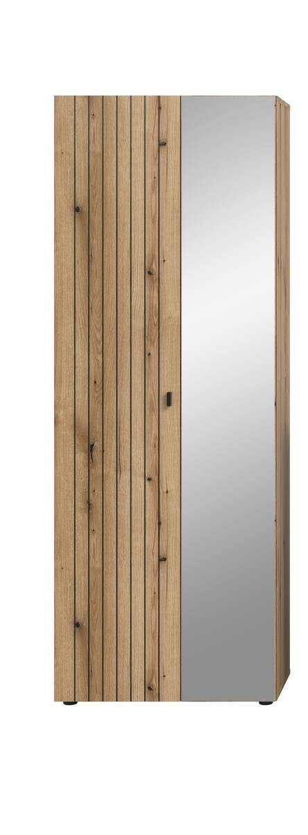 Garderobenschrank STATION Evoke Oak Nachbildung B/H/T: ca. 70x192x37 cm