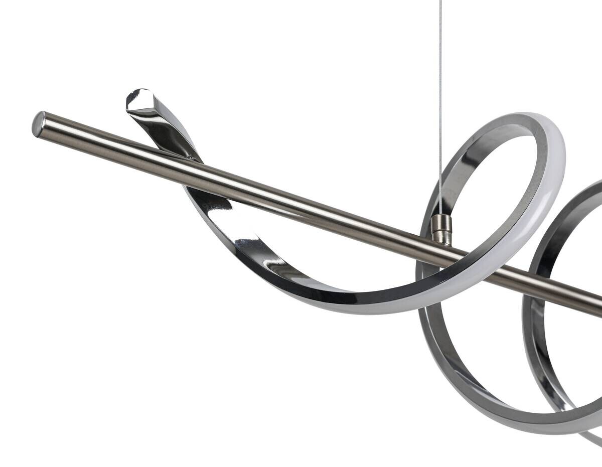 Nolo LED-Pendelleuchte Serpente B/H/T: ca. 80x120x22 cm
