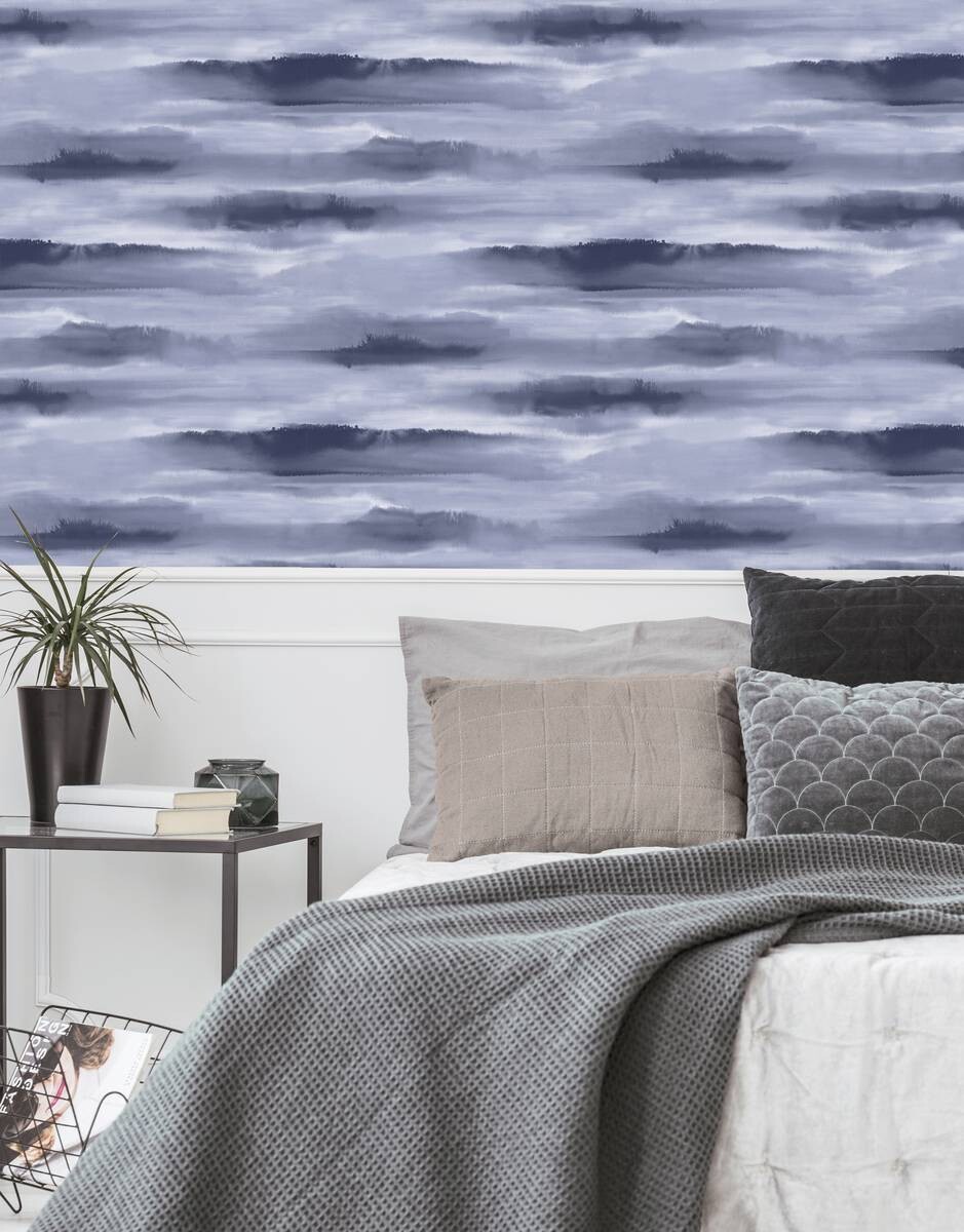 UGEPA Vinyltapete blau B/L: ca. 53x1005 cm
