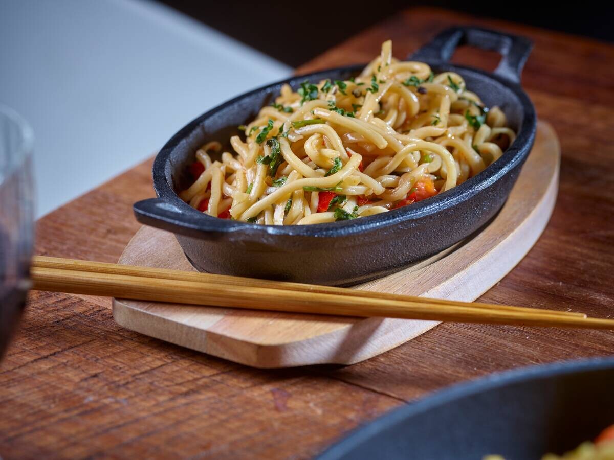 ECHTWERK Servierpfanne Big schwarz Eisen B/H/L: ca. 12x4,5x22 cm