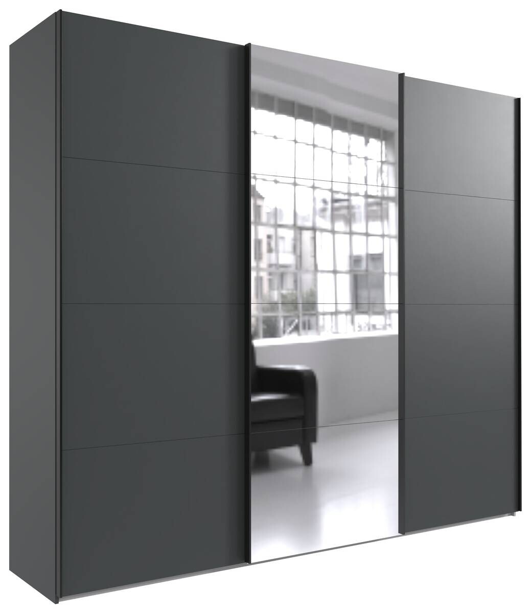 Schwebetürenschrank Graphit B/H/T: ca. 313x236x65 cm
