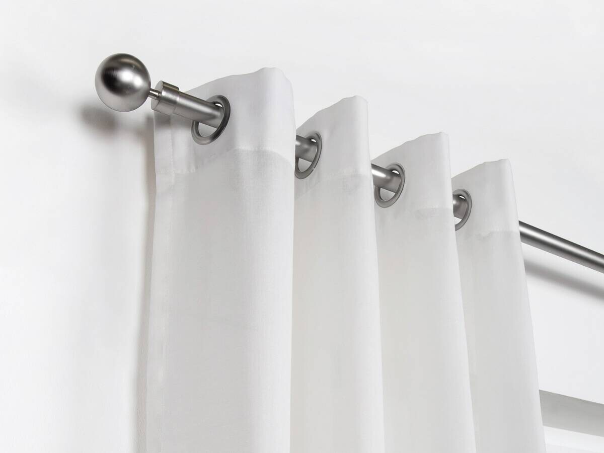 ondeco Stilgarnituren habito/ball-classic Edelstahloptik Metall ausziehbar von ca. 190 bis 360 cm 1.0 Läufe