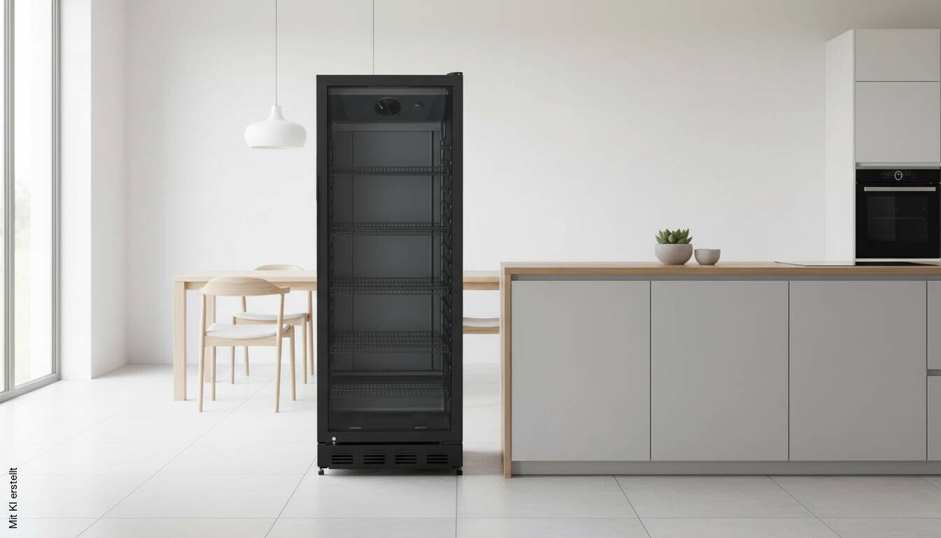 POCOline Kühlschrank GTK164-358CS schwarz B/H/T: ca. 60x164x66 cm