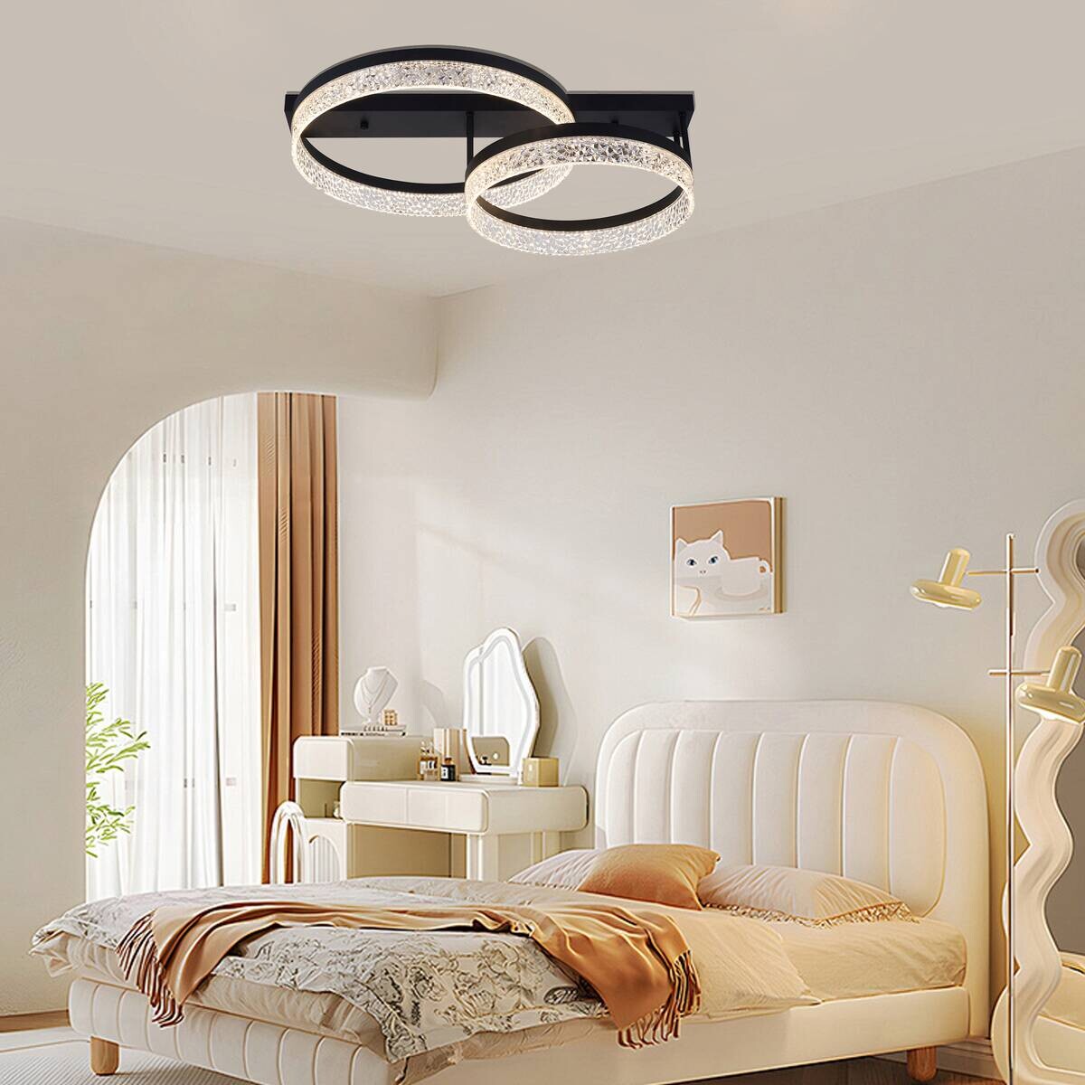 POCOline LED-Deckenleuchte Odett Metall Acryl B/H/L: ca. 50x20,5x72 cm