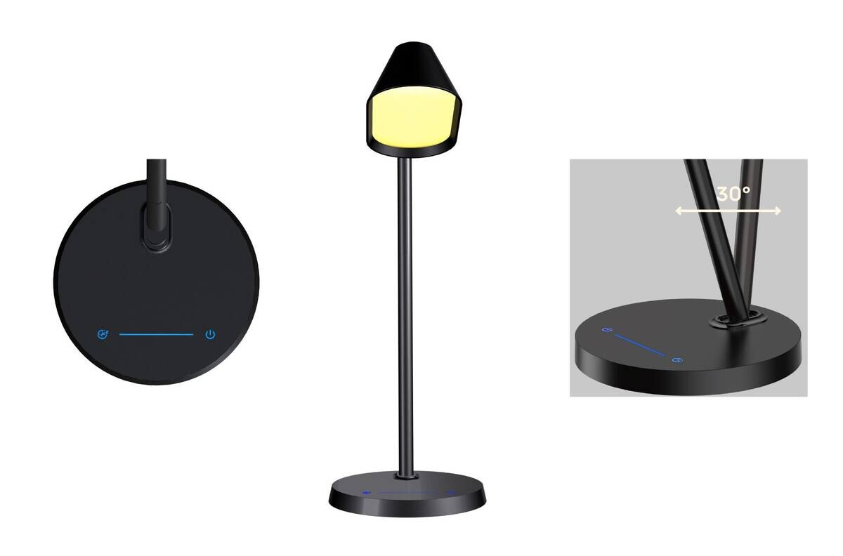 Mmoods LED-Tischlampe B/H/L: ca. 17,5x43x48 cm