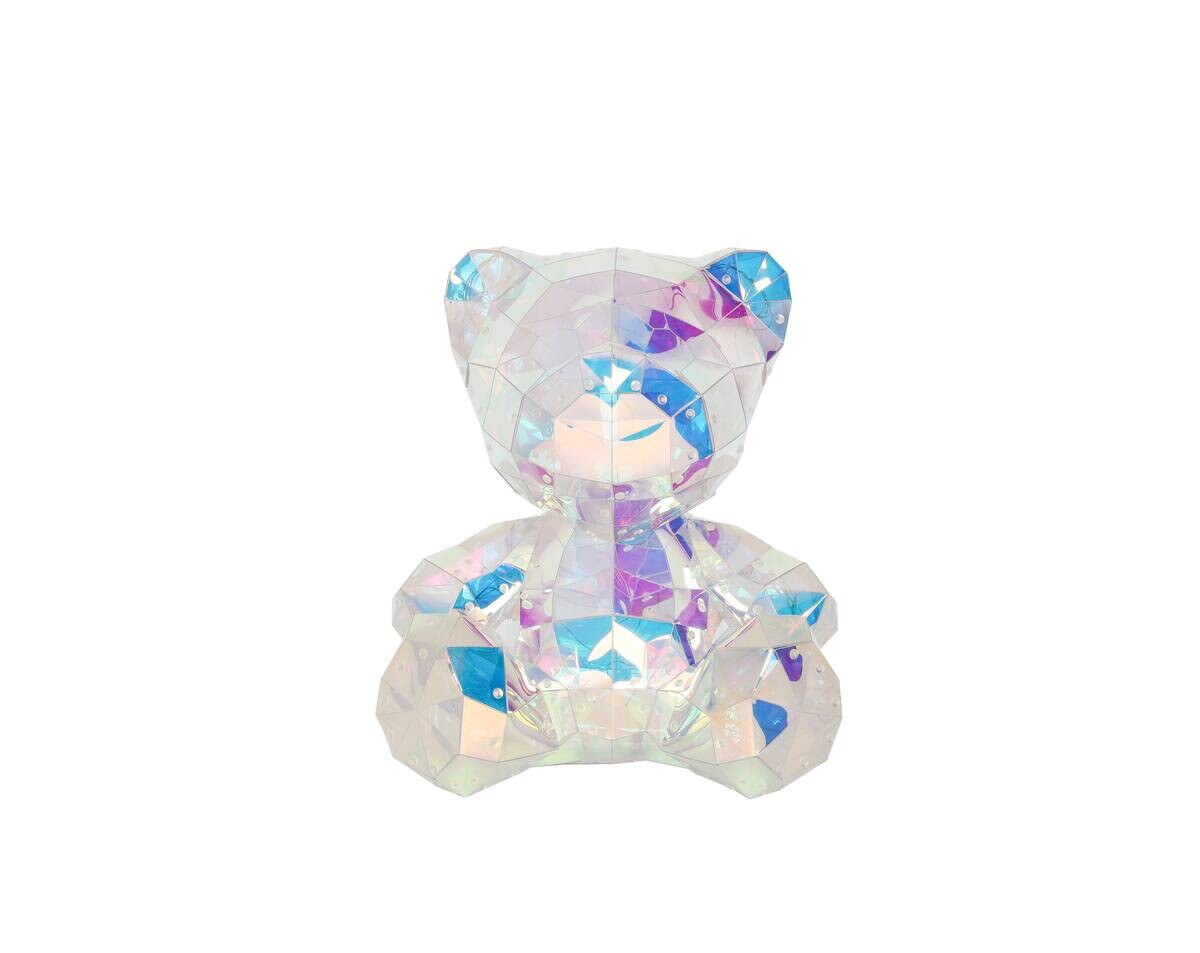 Nolo LED-Dekoleuchte Bear transparent Kunststoff B/H/L: ca. 32x40x29 cm