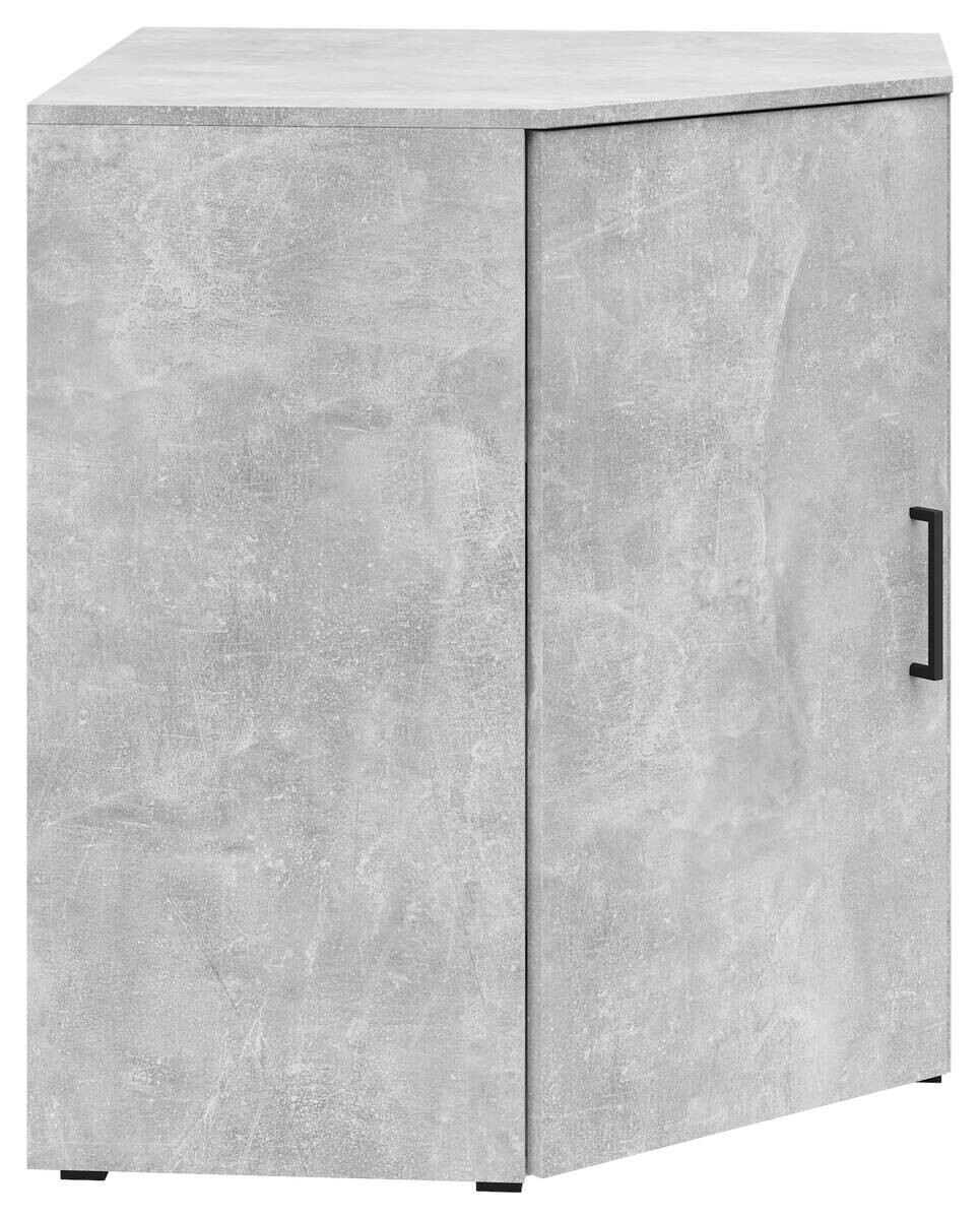 Schrank Multi-Stauraum Typ 41 Beton Optik B/H/T: ca. 101x83x79 cm