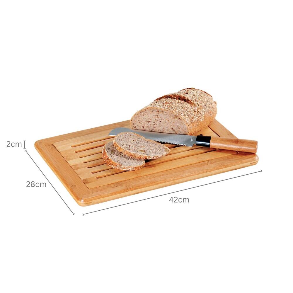 Kesper Schneidebrett natur Holz Bambus B/H/L: ca. 28x42x2 cm