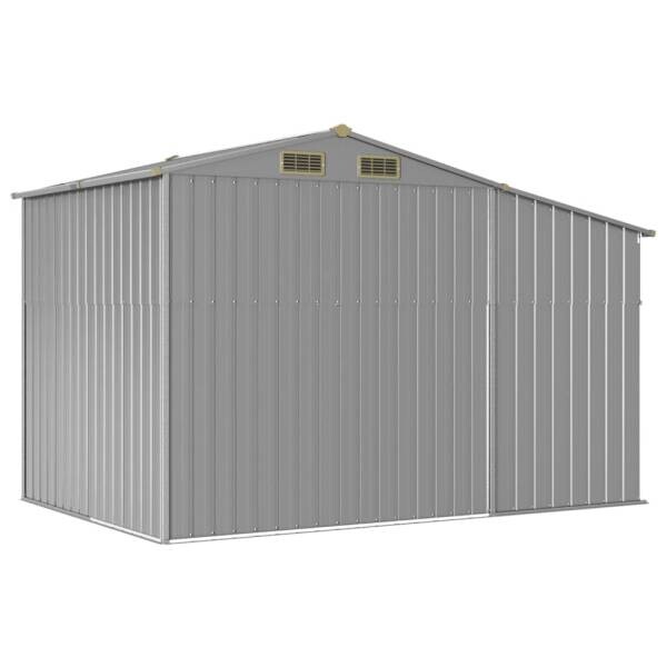 vidaXL Gartenhaus grau B/H/T: ca. 277x179x192,5 cm