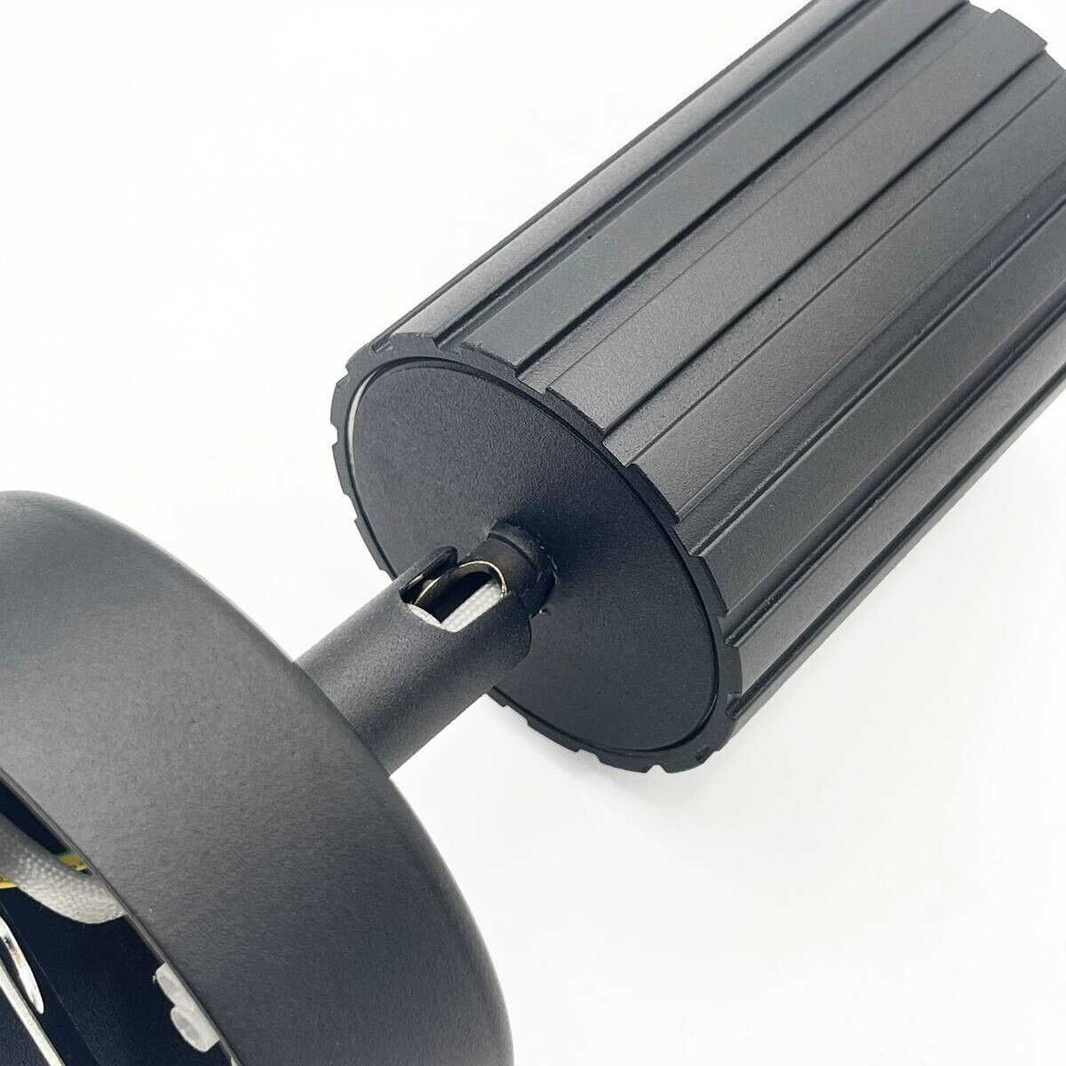 Lamkur Wandleuchte Prisma schwarz Stahl B/H/L: ca. 8x16x8 cm GU10 1 Brennstellen