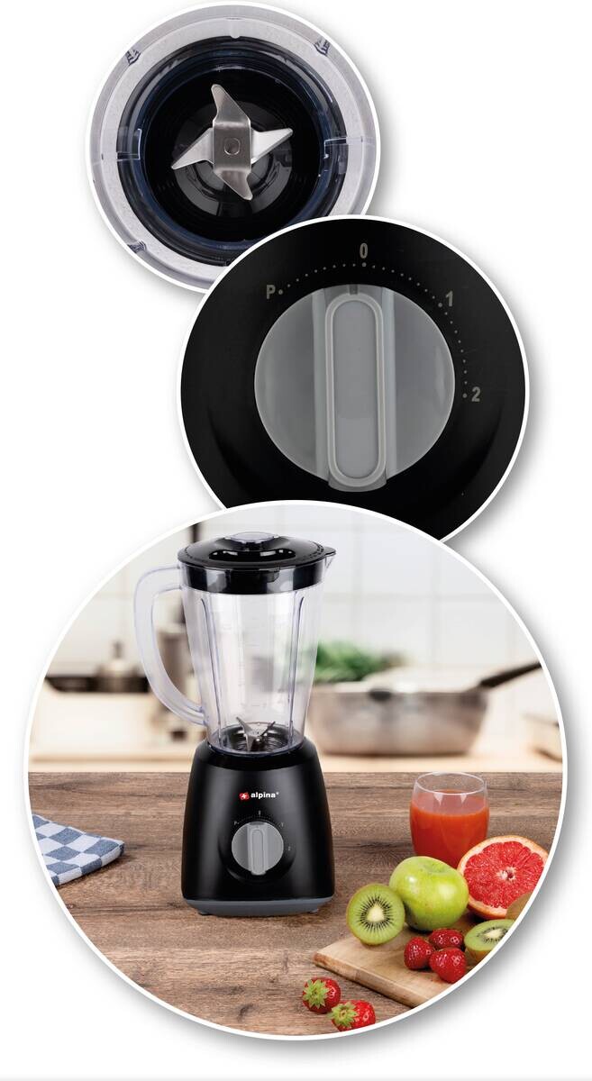 alpina Standmixer schwarz