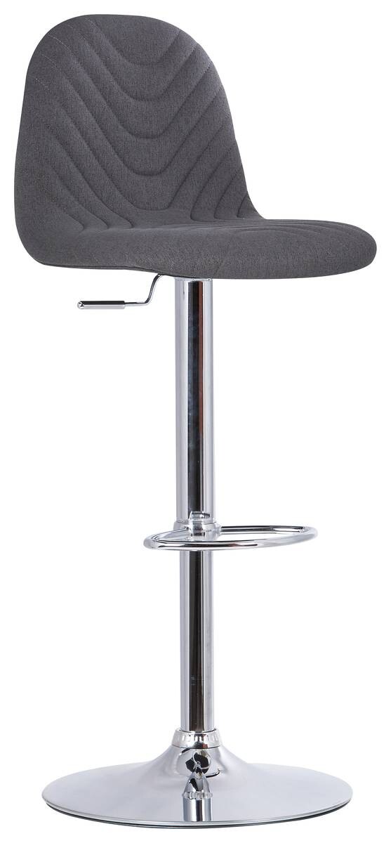 Barhocker CASINO 2er-Set anthrazit Webstoff B/H/T: ca. 41x88x52,5 cm