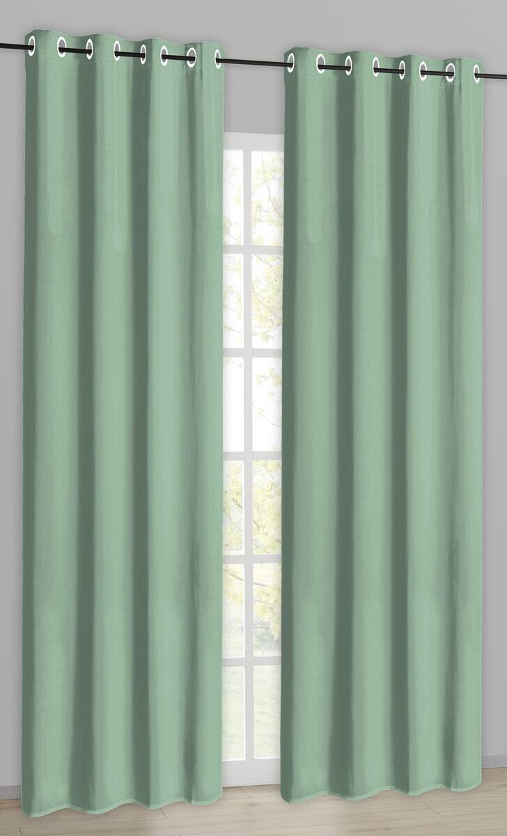 Verdunklungsvorhang New Darkness salbei B/L: ca. 135x245 cm