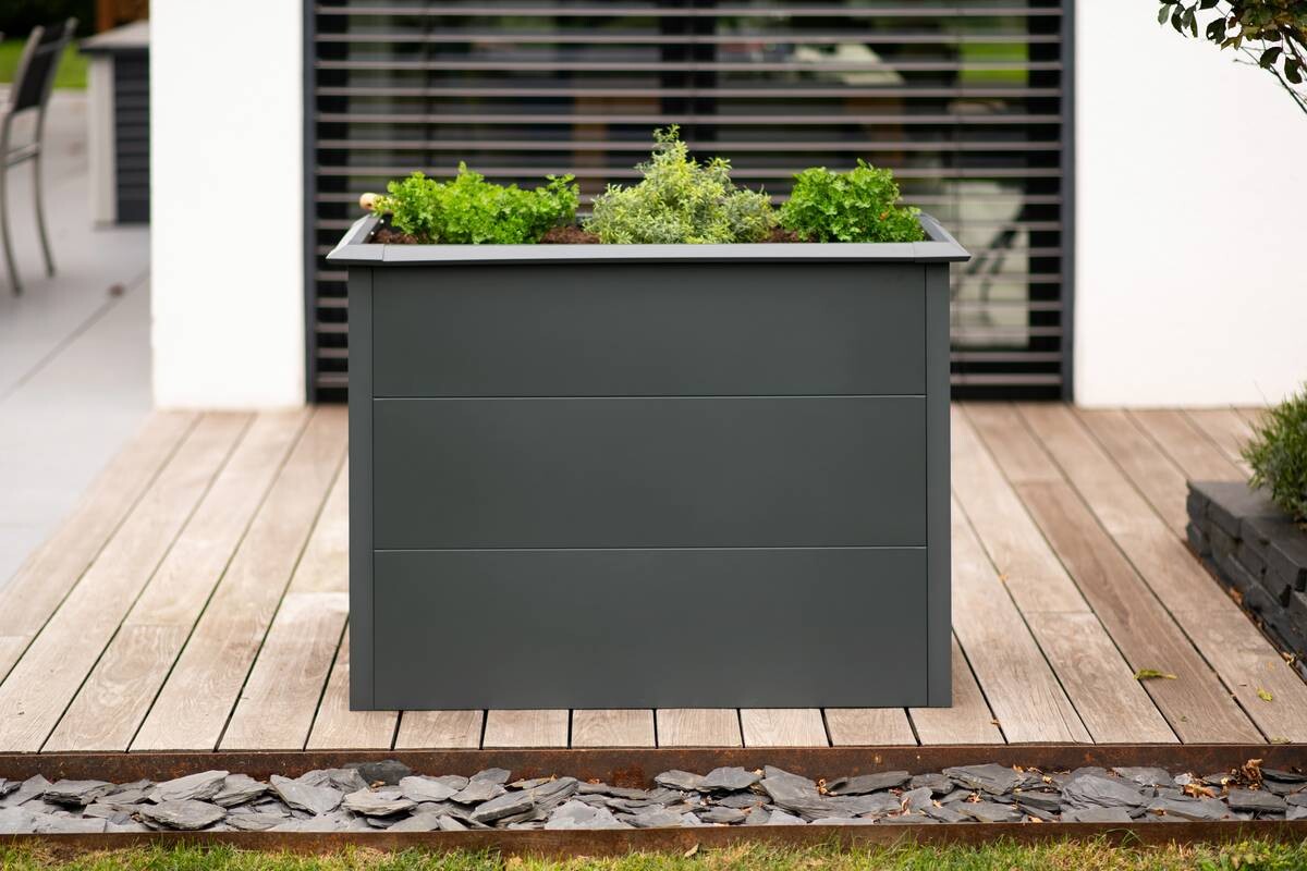 Westmann Hochbeet Primus M anthrazit Metall B/H/T: ca. 100x77x50 cm