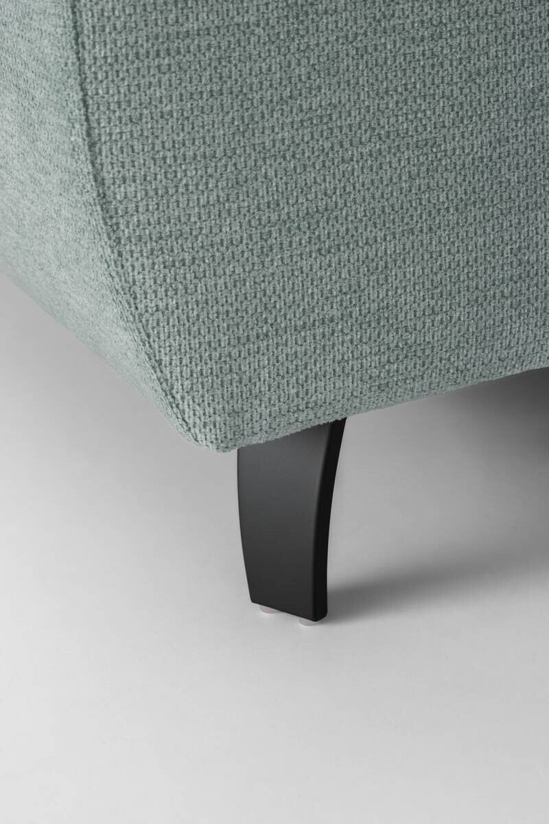 Ecksofa mit Bettfunktion eisblau Flachgewebe B/H/T: ca. 280x96x238 cm