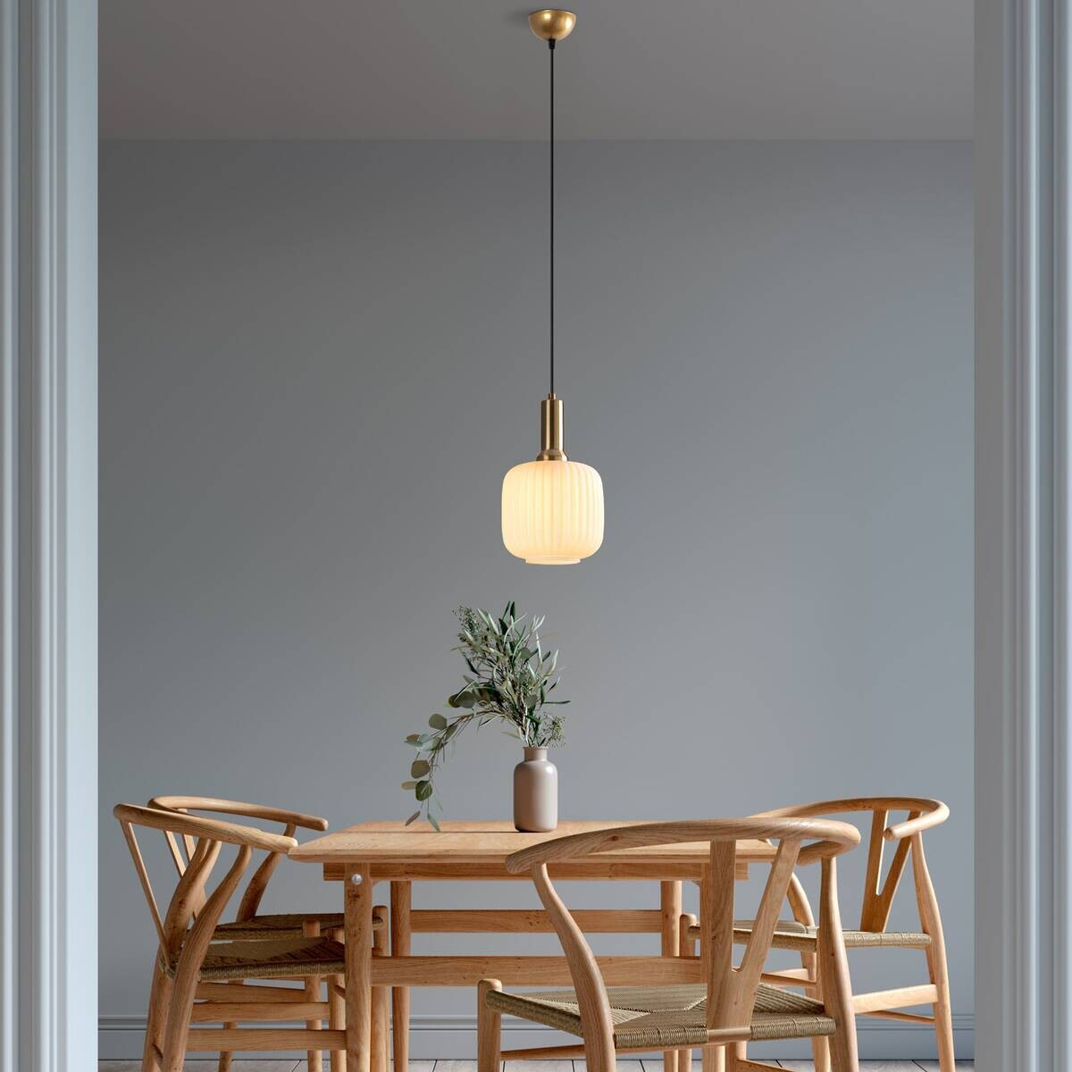 Opviq Pendelleuchte gold Metall Glas B/H/T/L/D: ca. 20x118x20x20x20 cm E27 1 Brennstellen