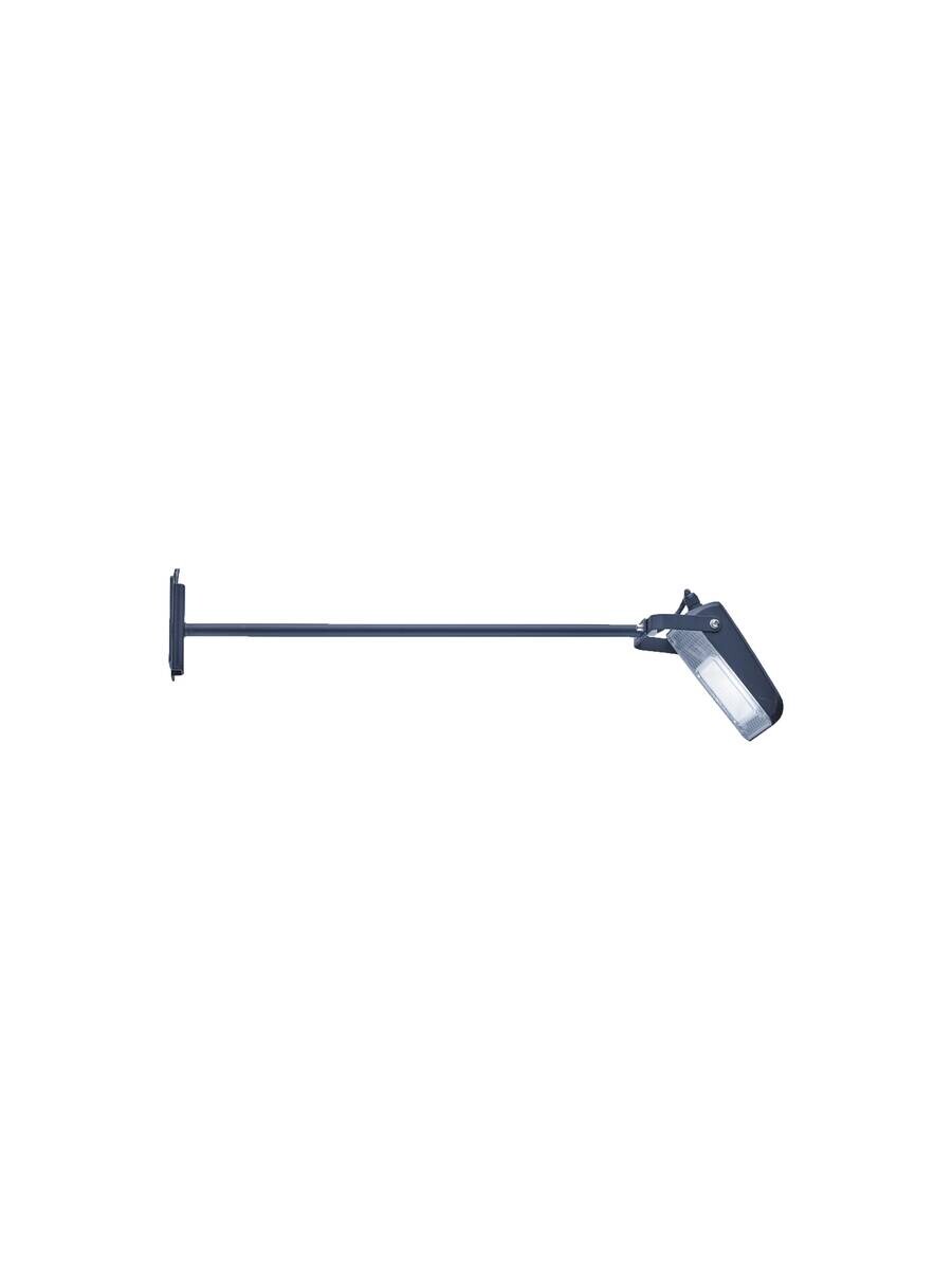 LED-Außenwandleuchte schwarz klar B/H/T/L: ca. 14x5x83,5x83,5 cm