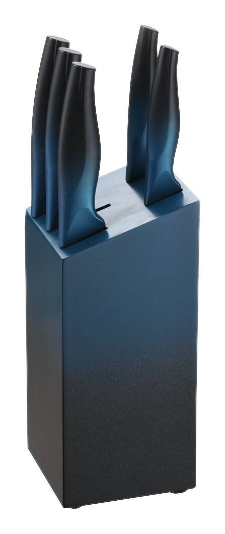 Messerset petrol Edelstahl 6 tlg.