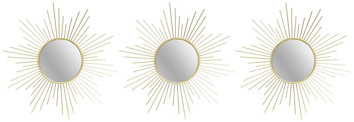 Wandspiegel-Set Polly gold Optik D: ca. 25 cm