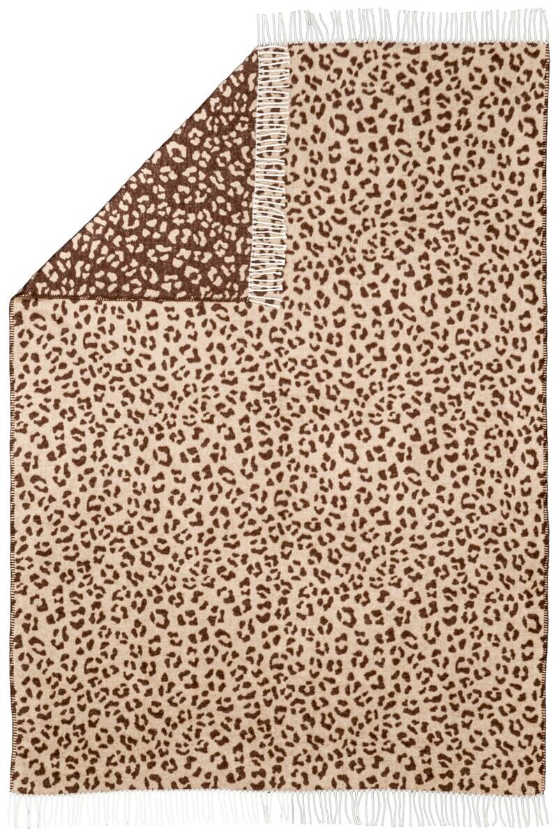 Wohndecke beige Baumwolle B/L: ca. 150x200 cm