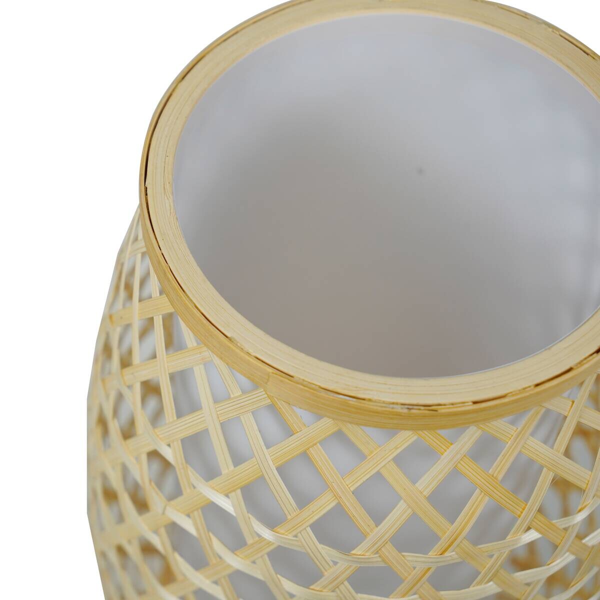 POCOline Bambus-Tischleuchte Amaya Bambus H/D: ca. 40x20 cm E27 1 Brennstellen