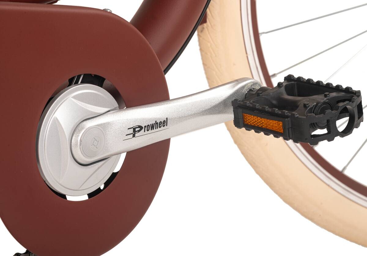 DaCapo City-Bike Balloon 28 Zoll Rahmenhöhe 48 cm 6 Gänge braun braun ca. 28 Zoll