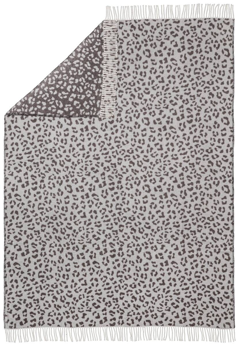 Wohndecke silber Baumwolle B/L: ca. 150x200 cm