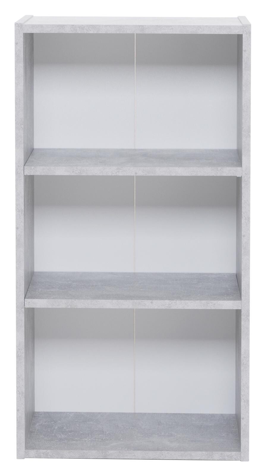 Regal Step 2 Beton Optik weiß B/H/T: ca. 41,5x78,5x25 cm