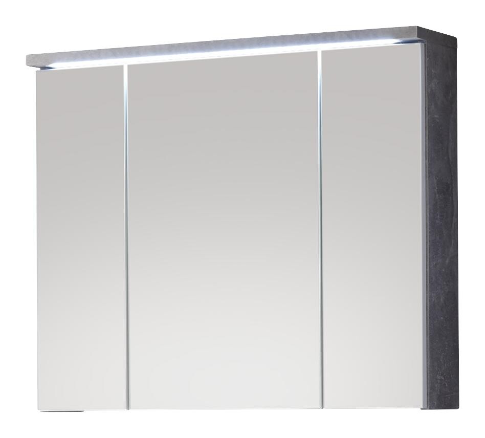 Spiegelschrank Pool Beton Optik B/H/T: ca. 80x69x20 cm