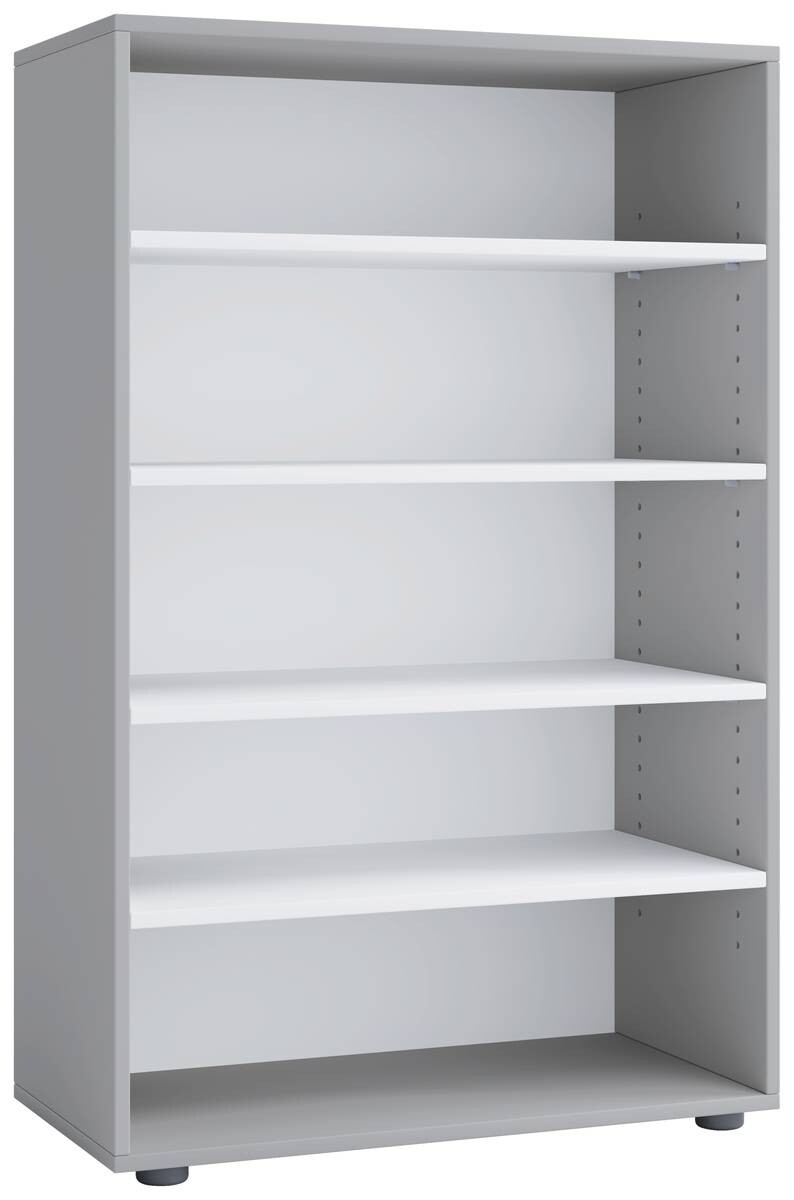 Schuhregal Lona grau weiß B/H/T: ca. 70x110x37 cm