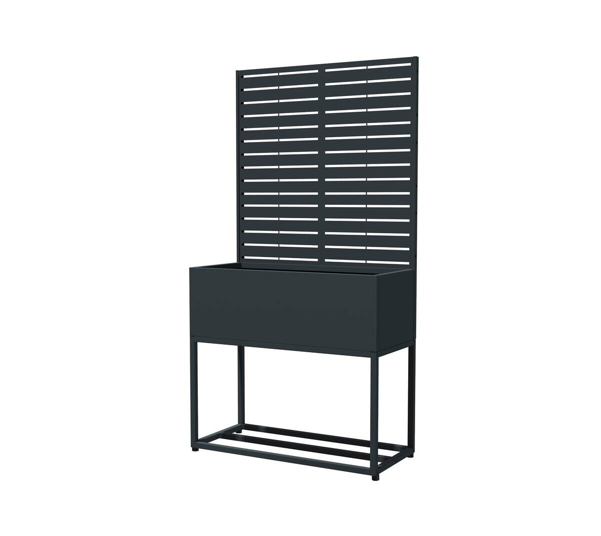 Westmann Pflanzkasten Dekora anthrazit Stahl B/H/L: ca. 90x170x40 cm