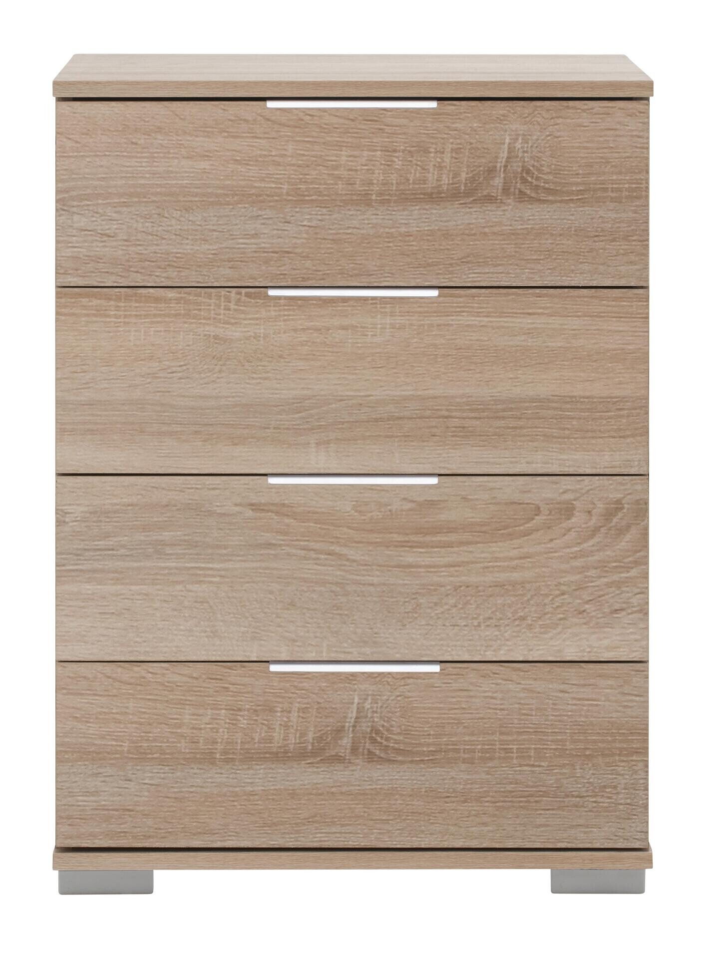 Nachtkonsole Easy Plus Eiche Sägerau Nachbildung B/H/T: ca. 52x74x38 cm