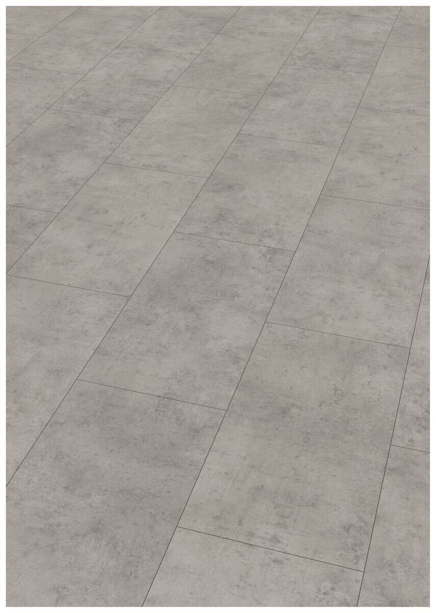 Laminatboden Fliese grau ca. 2,5349m² im Paket B/L: ca. 34x130,5 cm pro Paket