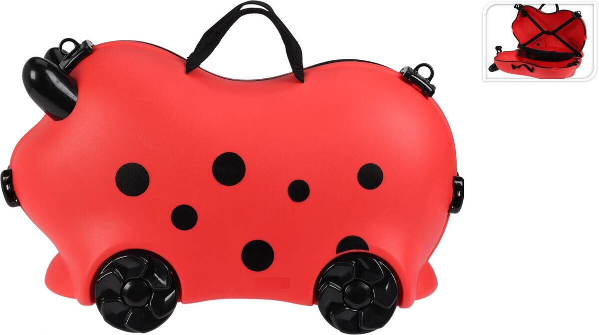 Kinder Sitzkoffer rot Polypropylen B/H/L: ca. 54x23x33,5 cm