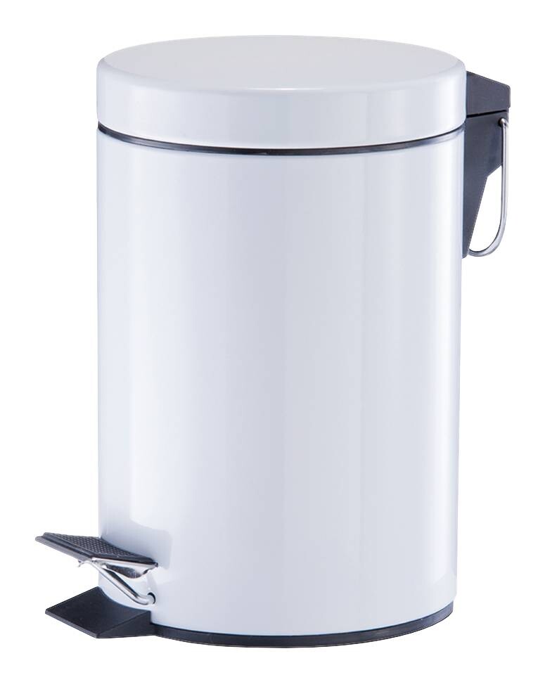 Kosmetikeimer weiß Metall B/H/L: ca. 17x26x17 cm