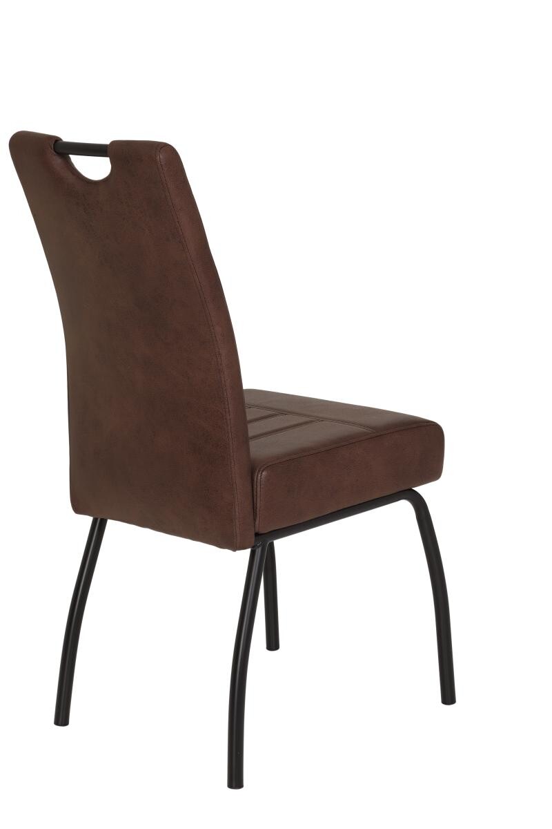 Stuhl Beate braun Vintage B/H/T: ca. 43x99x60 cm