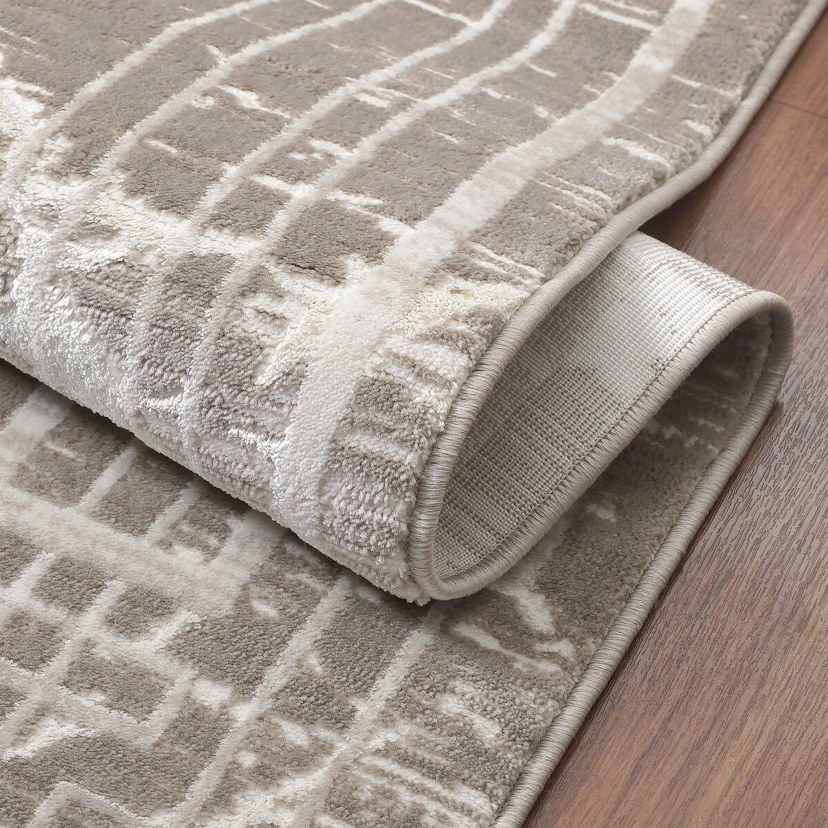 Sanat Teppich Harmony graubraun B/L: ca. 80x300 cm