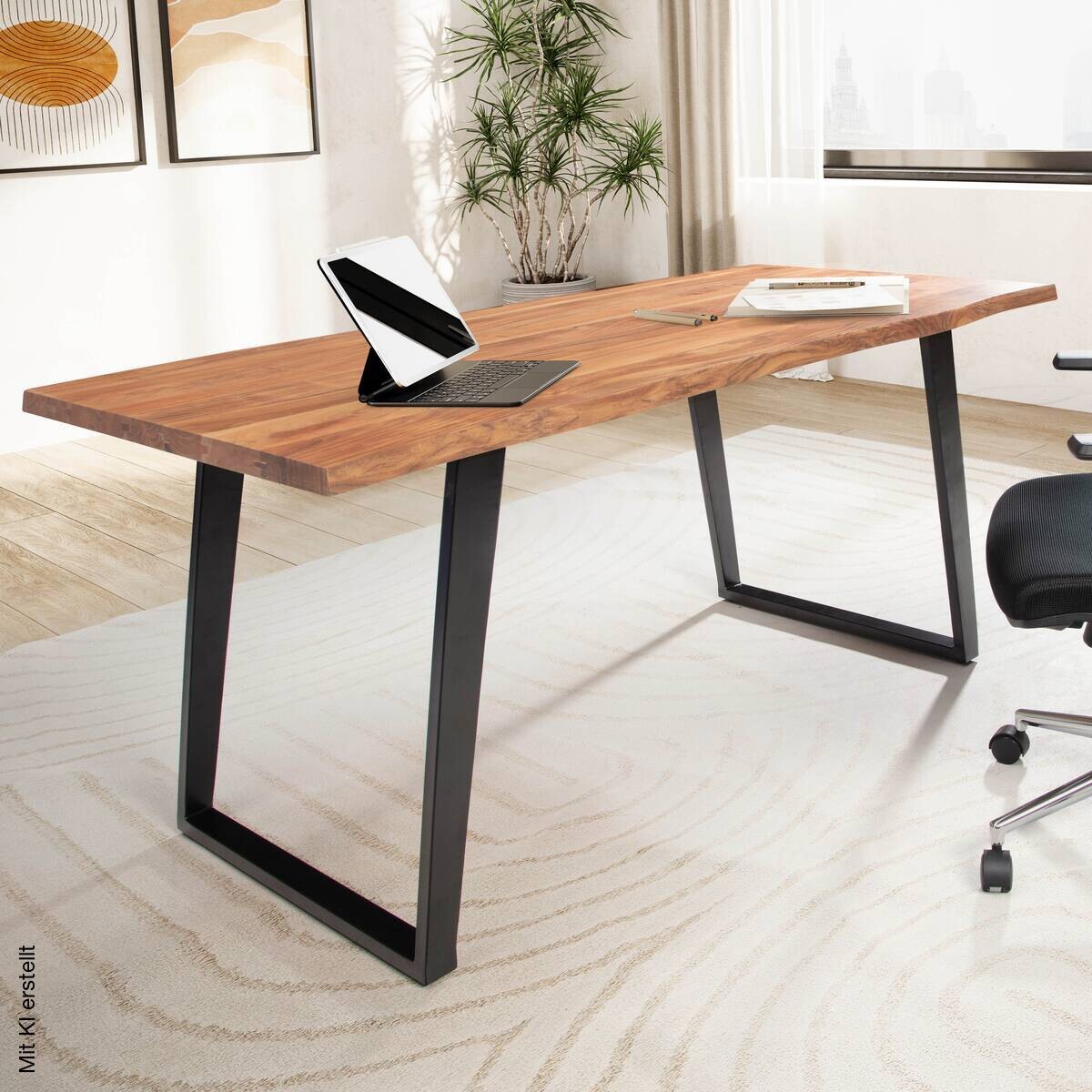 Schreibtisch B/H/T: ca. 140x76x80 cm