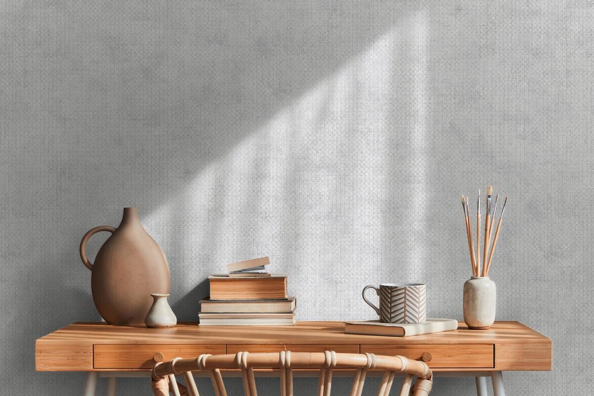 A.S.Creation Vliestapete grau silber B/H/D: ca. 53x1005x8,6 cm