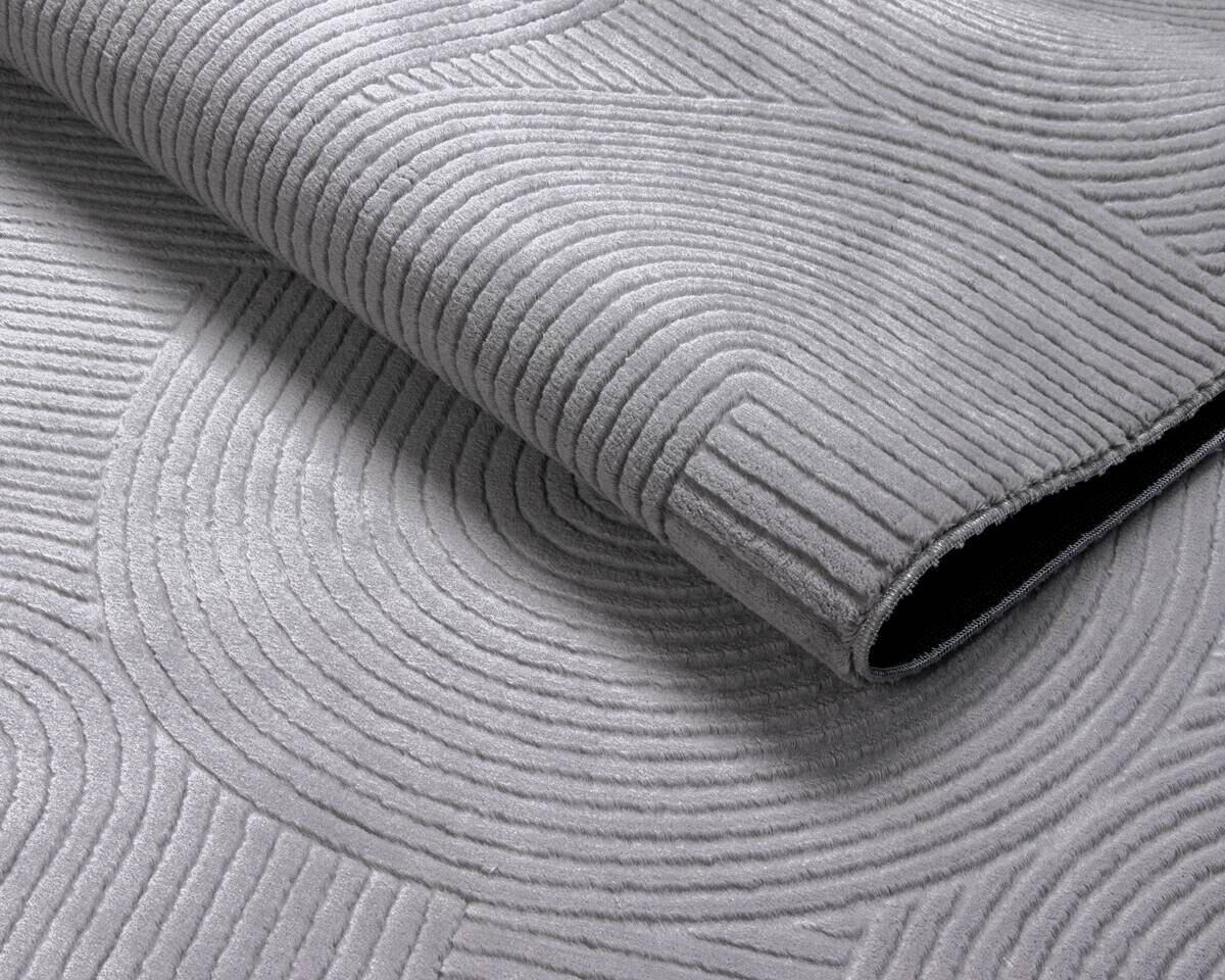 Dinarsu Teppich Stilo grau B/L: ca. 140x200 cm