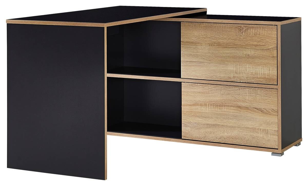 Schreibtisch anthrazit B/H/T: ca. 120x76x120 cm