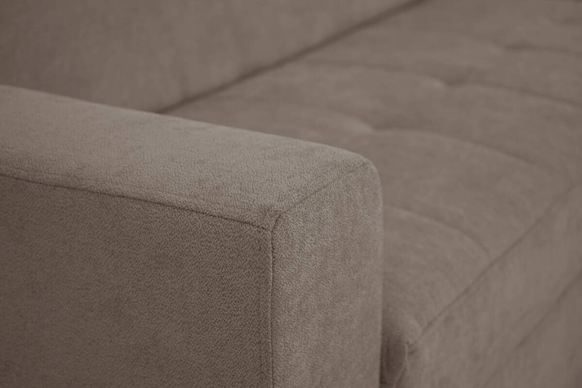 Ecksofa mit Bettfunktion und Bettkasten hellgrau Microfaser B/T: ca. 238x170 cm
