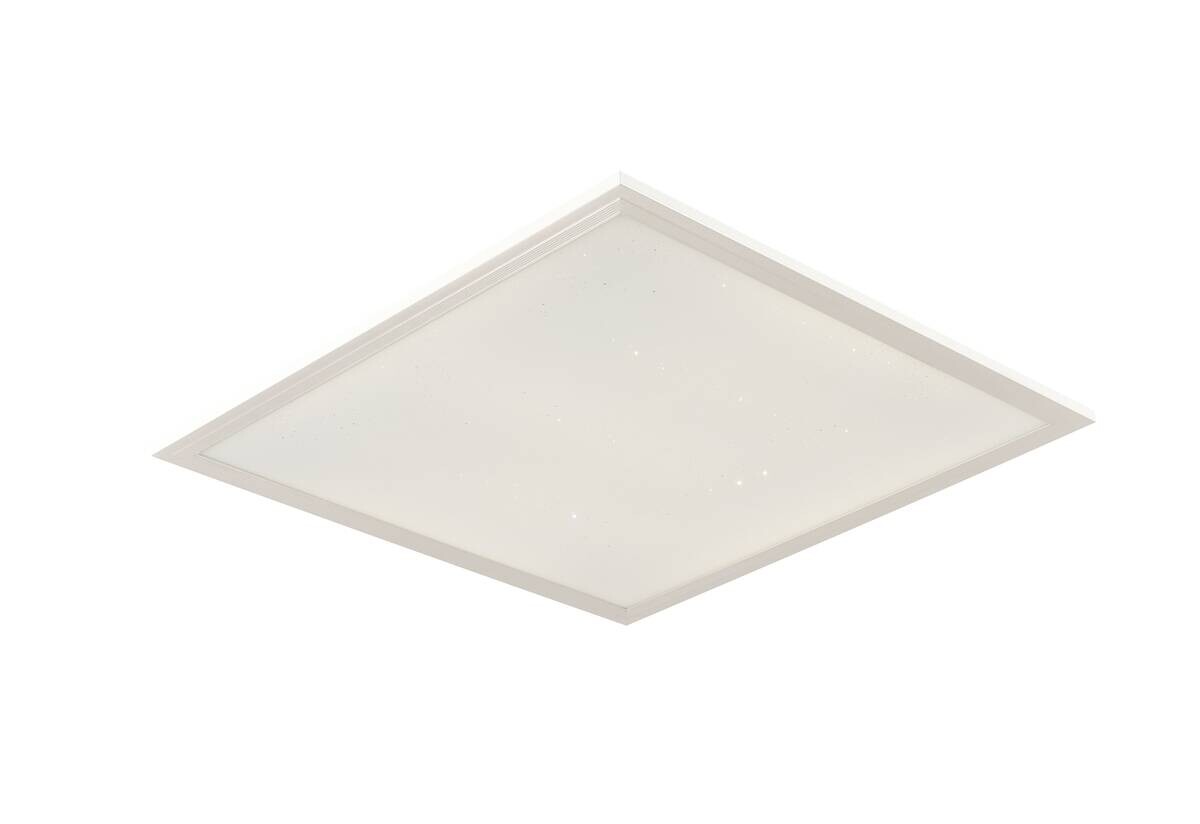 Nolo Deckenleuchte Starry weiß Metall Kunststoff B/H/L: ca. 39,5x6,5x39,5 cm