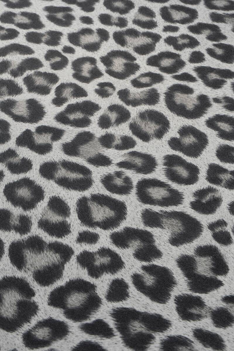 Vliestapete Leopardenmuster grau B/L: ca. 53x1005 cm