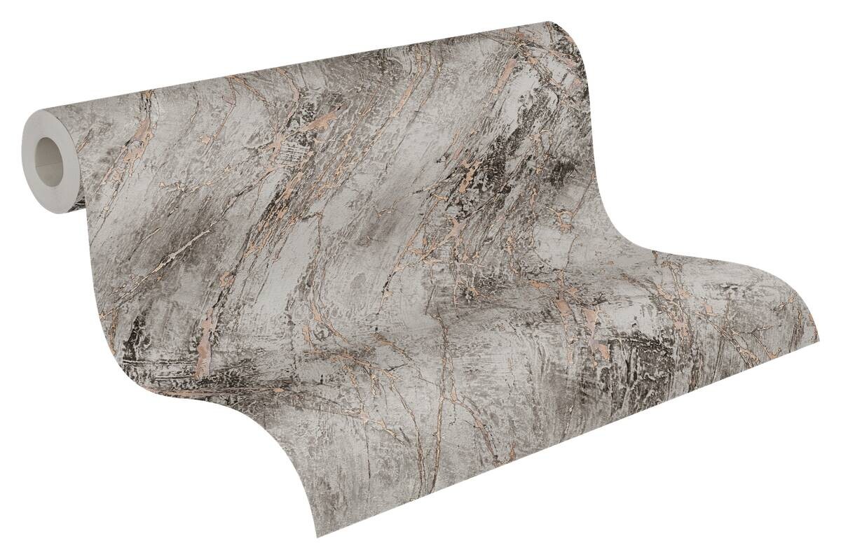 A.S.Creation Vliestapete schwarz grau gold B/H/D: ca. 53x1005x8,2 cm