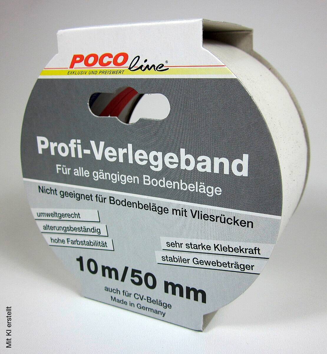 POCOline Verlegeband weiß B/L: ca. 5x cm