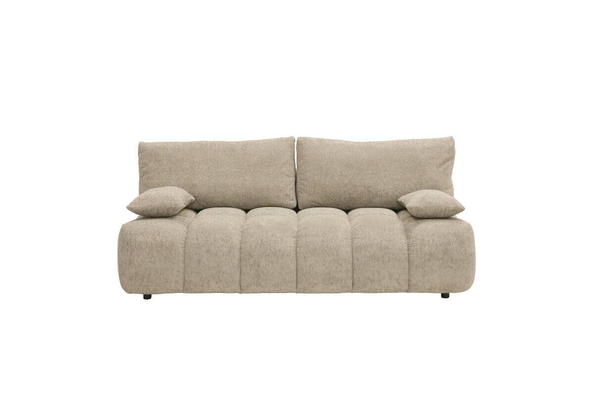 Schlafsofa beige Polyester B/H/T: ca. 210x72x105 cm