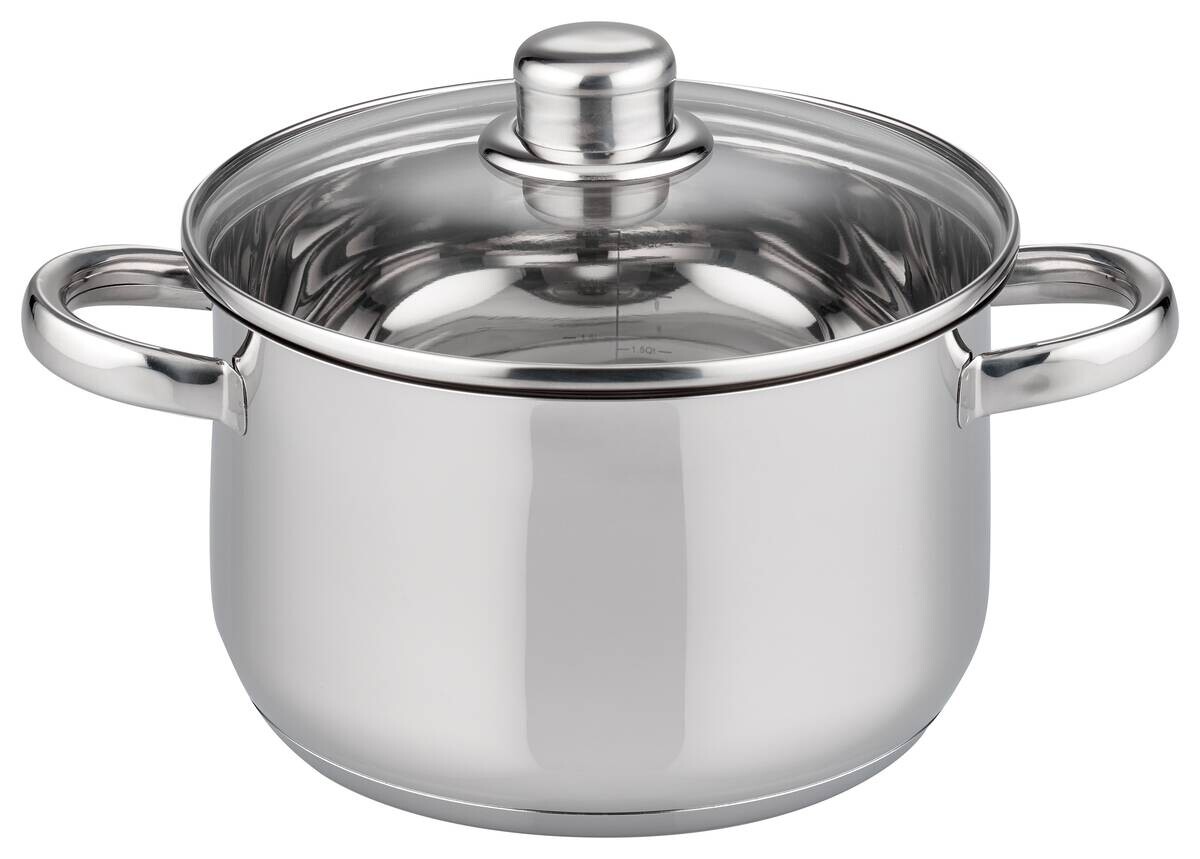 ELO Basic Topfset silber Edelstahl 5 tlg.