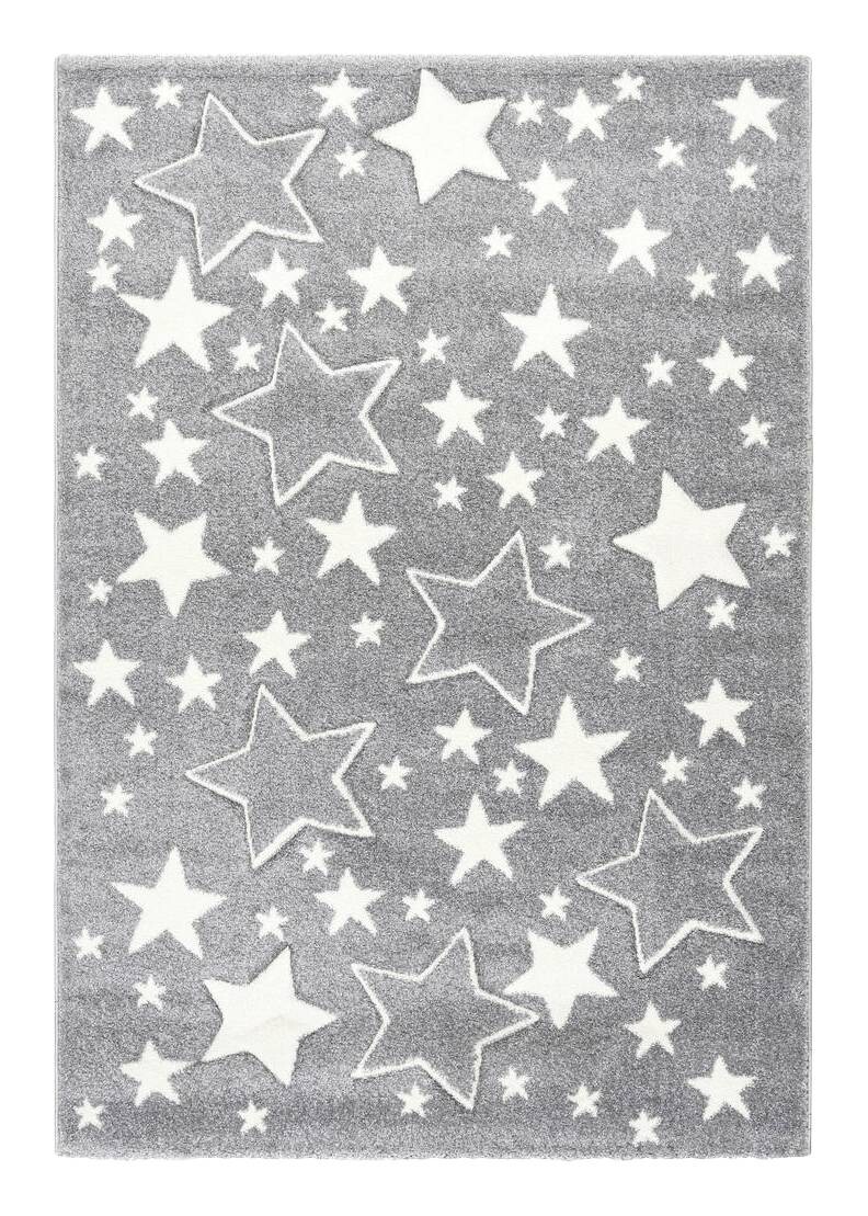 360Living Teppich Tamworth silber B/L: ca. 120x170 cm